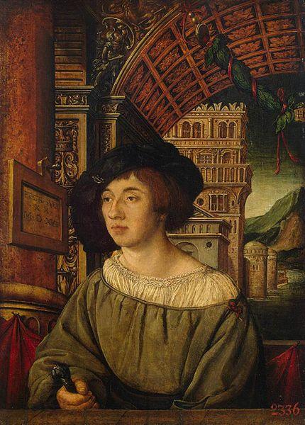 Ambrosius Holbein Portrait of a Young Man China oil painting art
